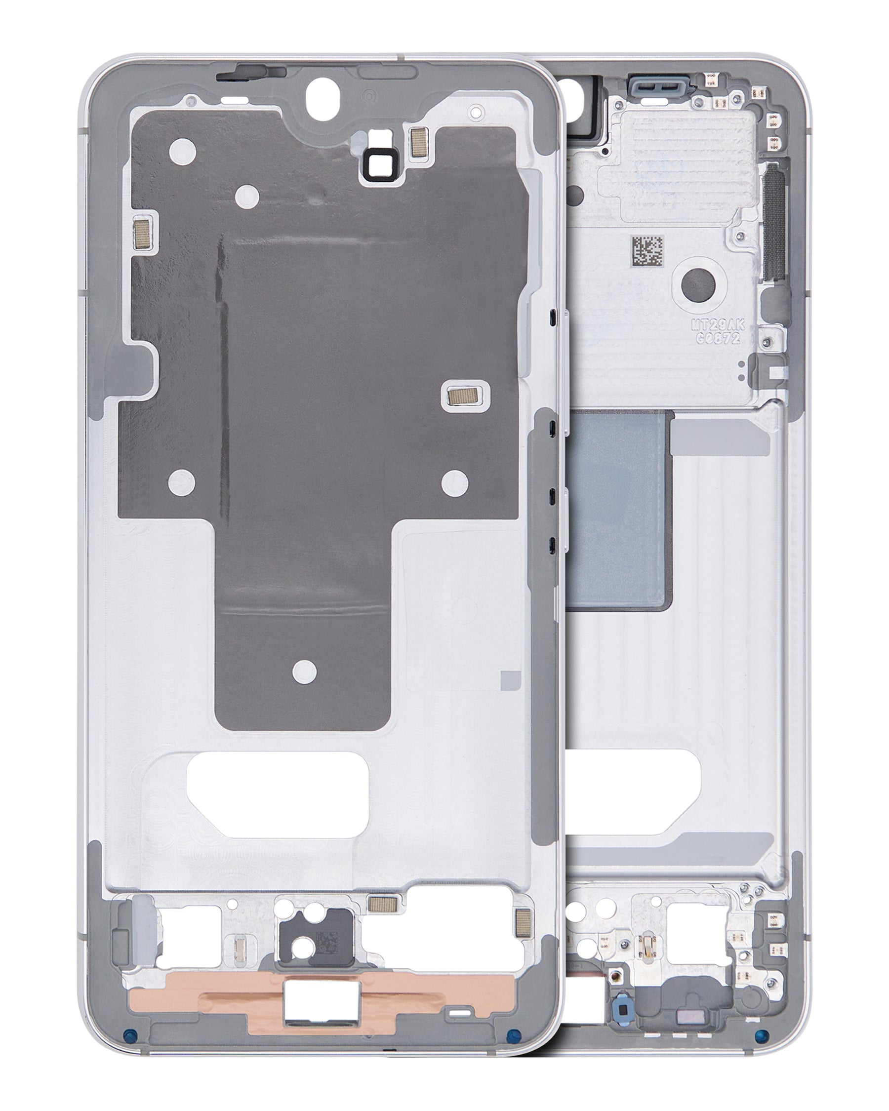 Mid-Frame Housing Compatible For Samsung Galaxy S22 5G Replacement(US & International Version) (White)