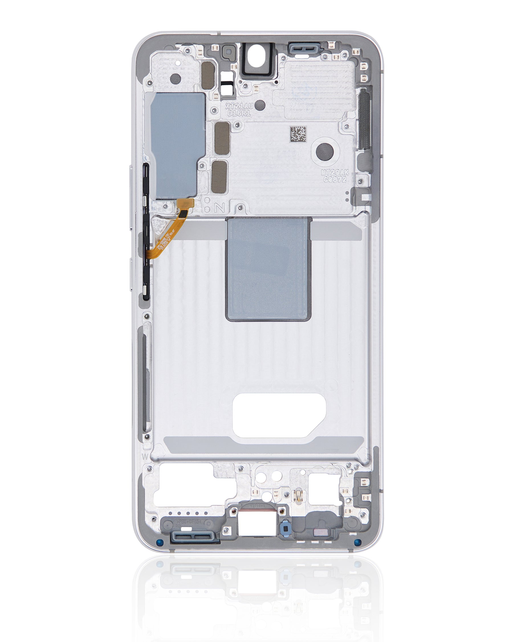 Mid-Frame Housing Compatible For Samsung Galaxy S22 5G Replacement(US & International Version) (White)