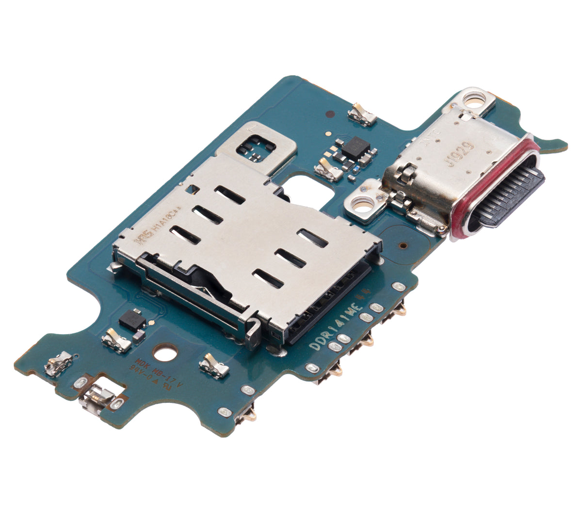 Charging Port Board With Sim Card Reader Compatible For Samsung Galaxy S22 Plus 5G (S906U) (US Version) (Premium)