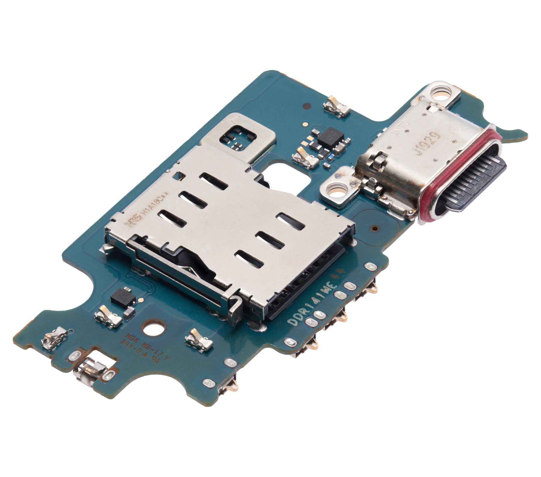 Charging Port Board With Sim Card Reader Compatible For Samsung Galaxy S22 Plus 5G (S906U) (US Version) (Premium)