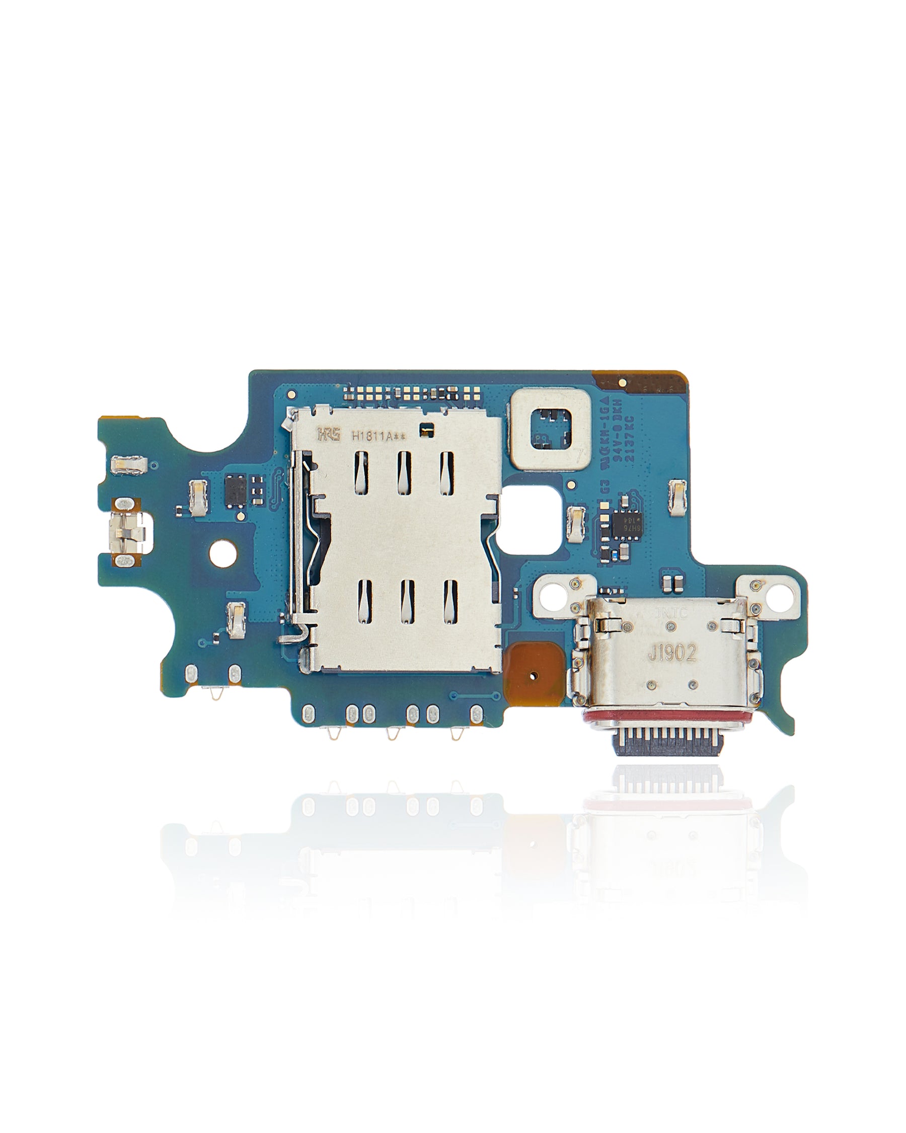Charging Port Board With Sim Card Reader Compatible For Samsung Galaxy S22 Plus 5G (S906B/N) (International Version) (Premium)