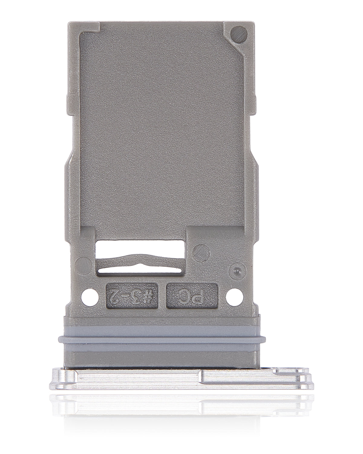 Single Sim Card Tray Compatible For Samsung Galaxy S22 5G / S22 Plus 5G Replacement (White)