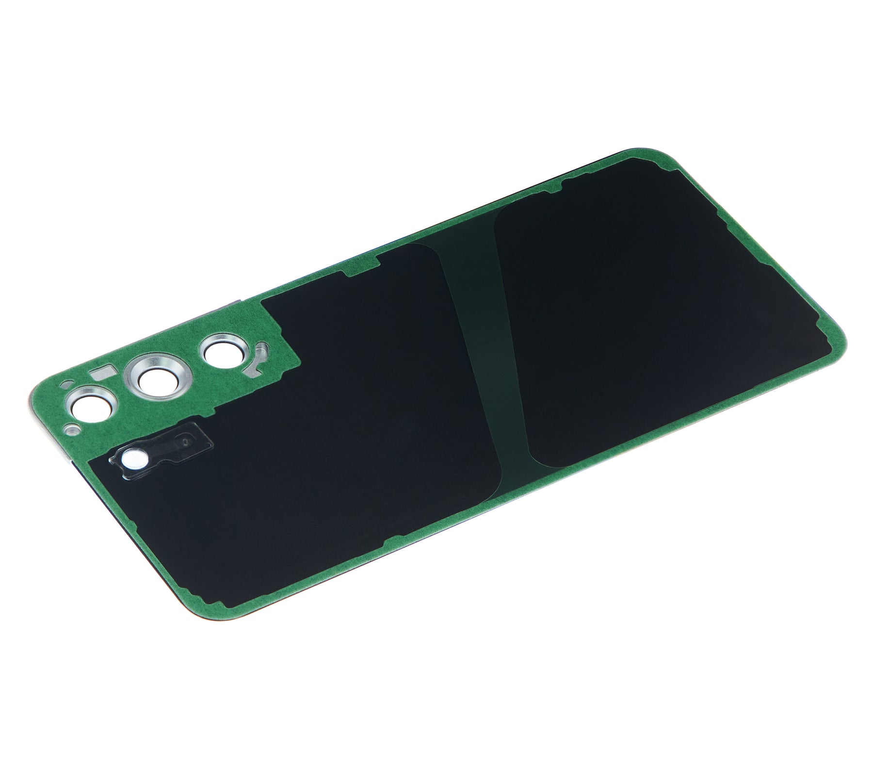 Back Cover Glass With Camera Lens Compatible For Samsung Galaxy S22 5G Replacement (No Logo) (Vemake) (White)