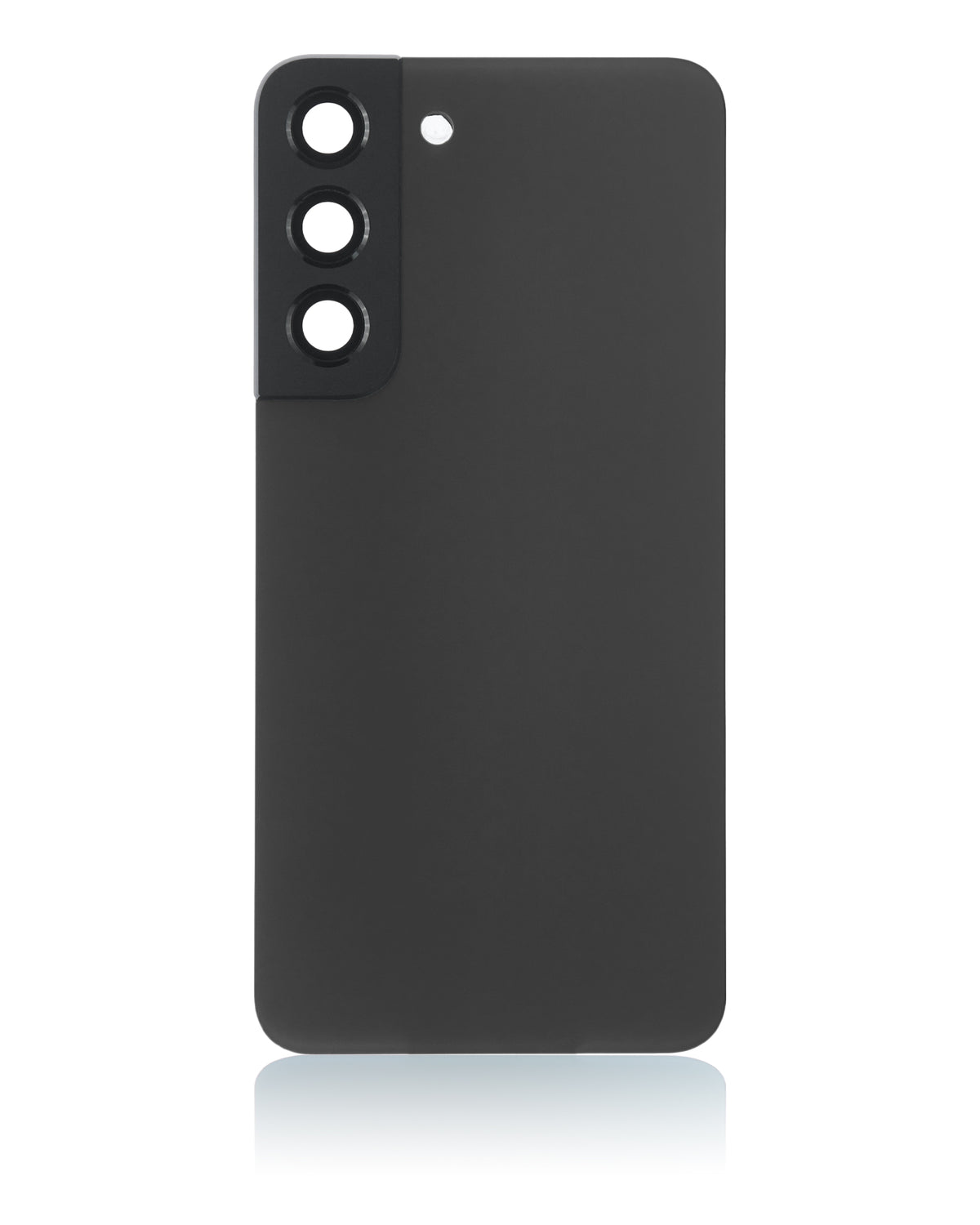 Back Cover Glass With Camera Lens Compatible For Samsung Galaxy S22 5G Replacement (No Logo) (Vemake) (Graphite)