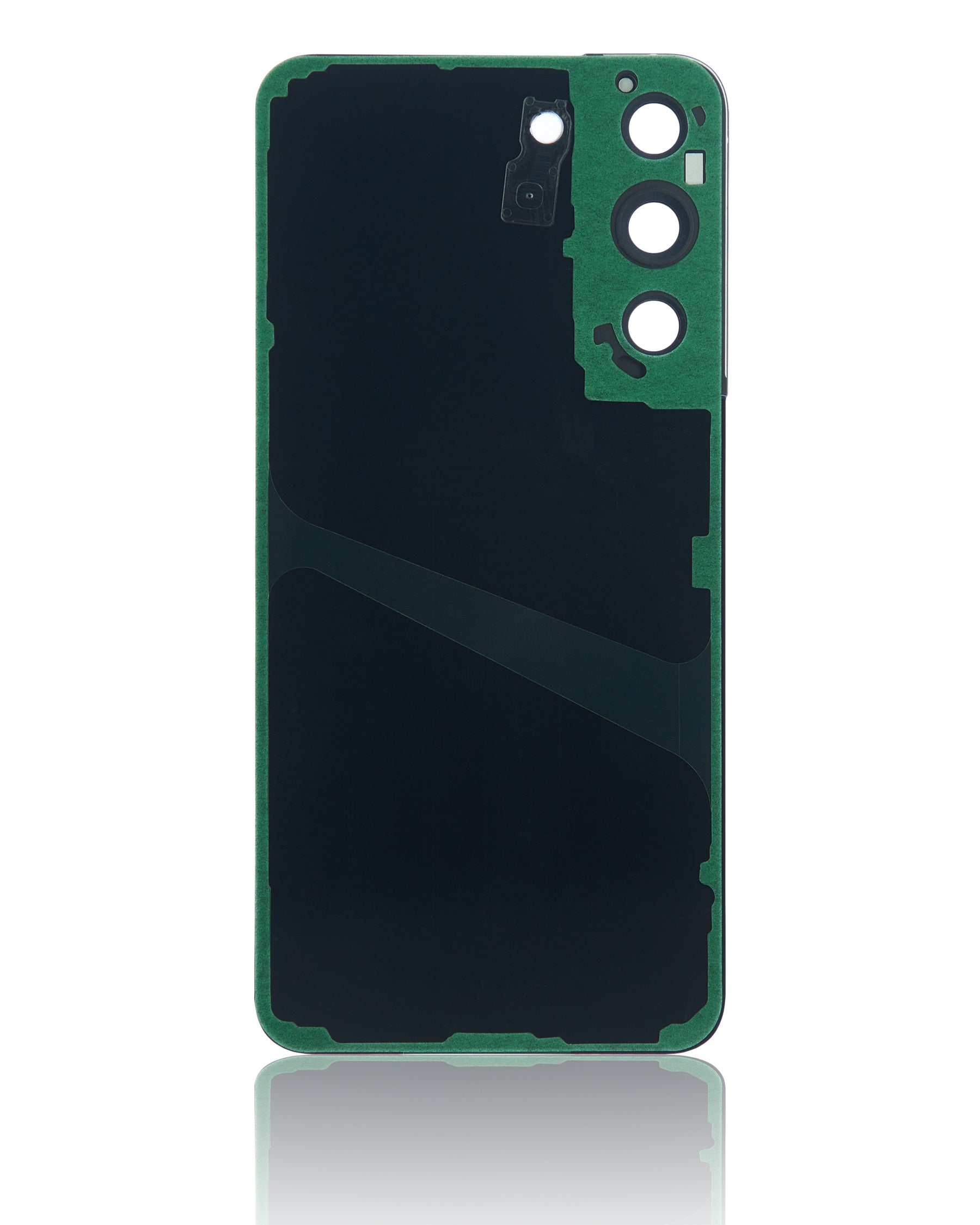 Back Cover Glass With Camera Lens Compatible For Samsung Galaxy S22 5G Replacement (No Logo) (Vemake) (Graphite)