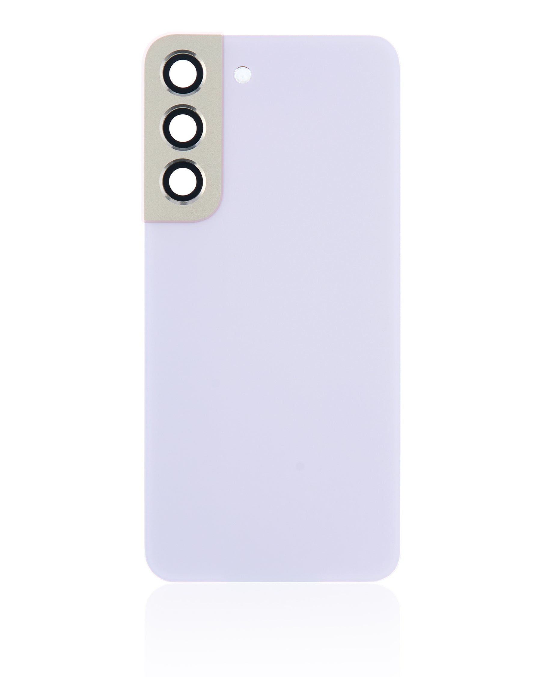 Back Cover Glass With Camera Lens Compatible For Samsung Galaxy S22 5G Replacement (No Logo) (Vemake) (Violet)