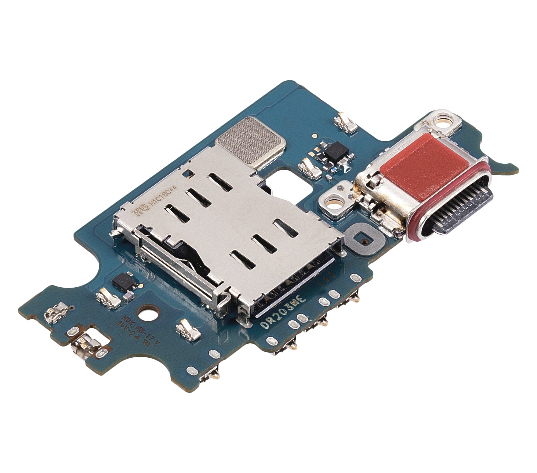 Charging Port Board With Sim Card Reader Compatible For Samsung Galaxy S22 Plus 5G (S9060) (Dual Sim Version) (Premium)