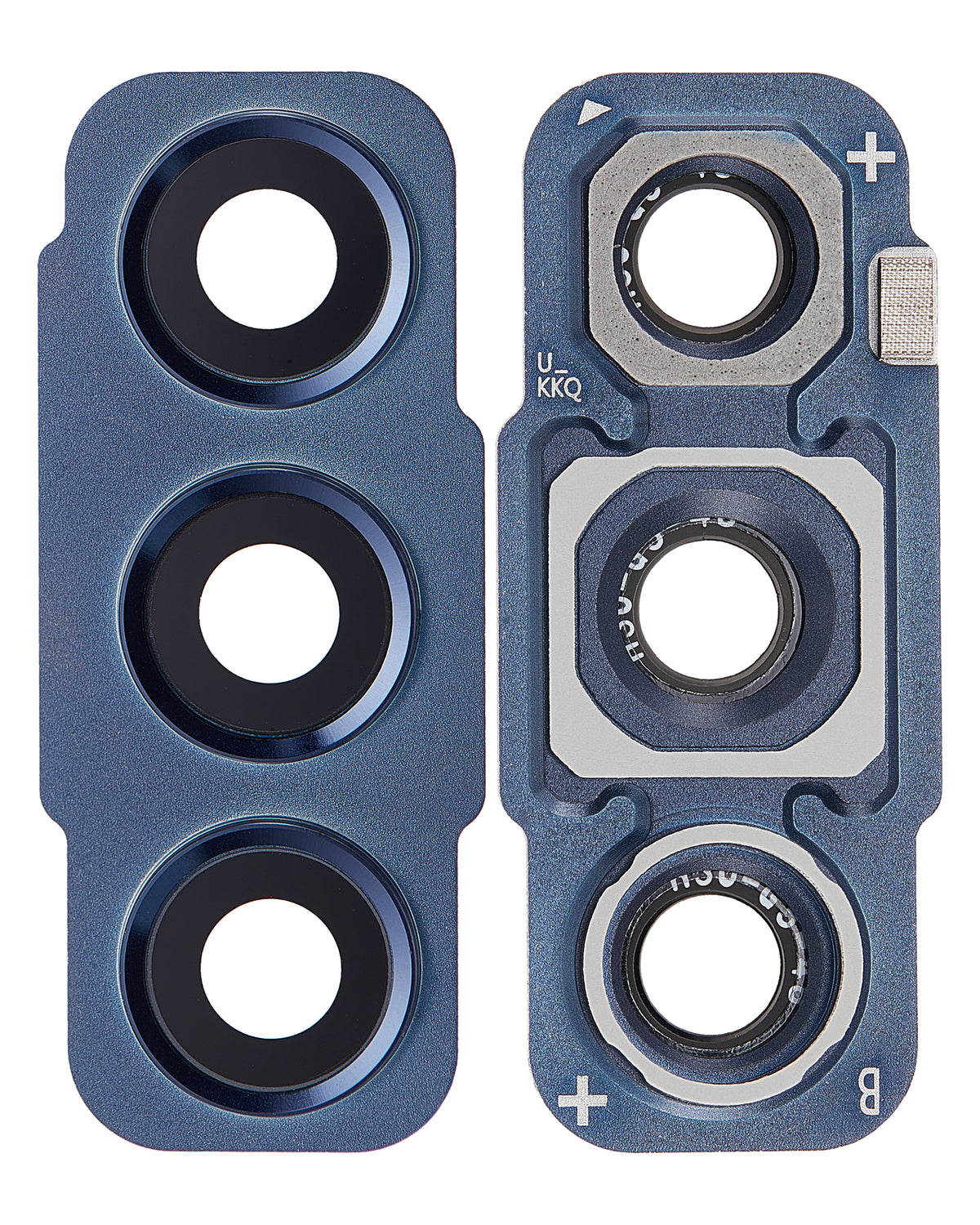 Back Camera Lens With Bezel Ring Compatible For Samsung Galaxy S21 FE 5G Replacement (Blue)