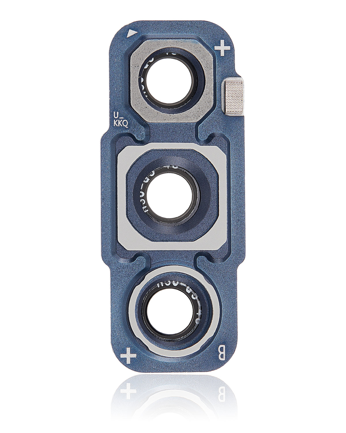 Back Camera Lens With Bezel Ring Compatible For Samsung Galaxy S21 FE 5G Replacement (Blue)