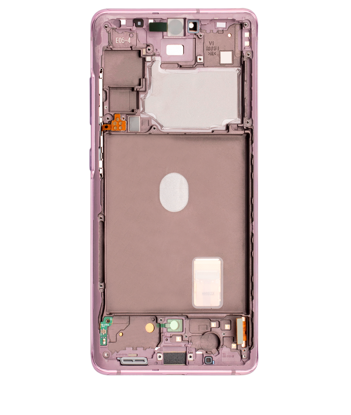 Replacement OLED Assembly With Frame Compatible For Samsung Galaxy S20 FE 4G / 5G (Refurbished) (Cloud Lavender)