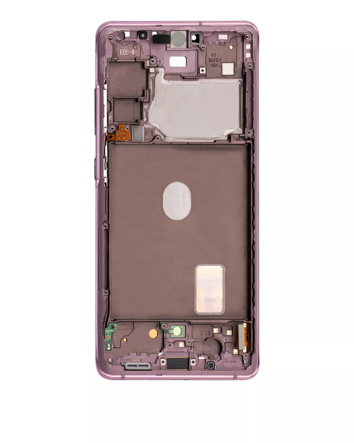 OLED Assembly With Frame Compatible For Samsung Galaxy S20 FE 4G / 5G Replacement (Service Pack) (Cloud Lavender)