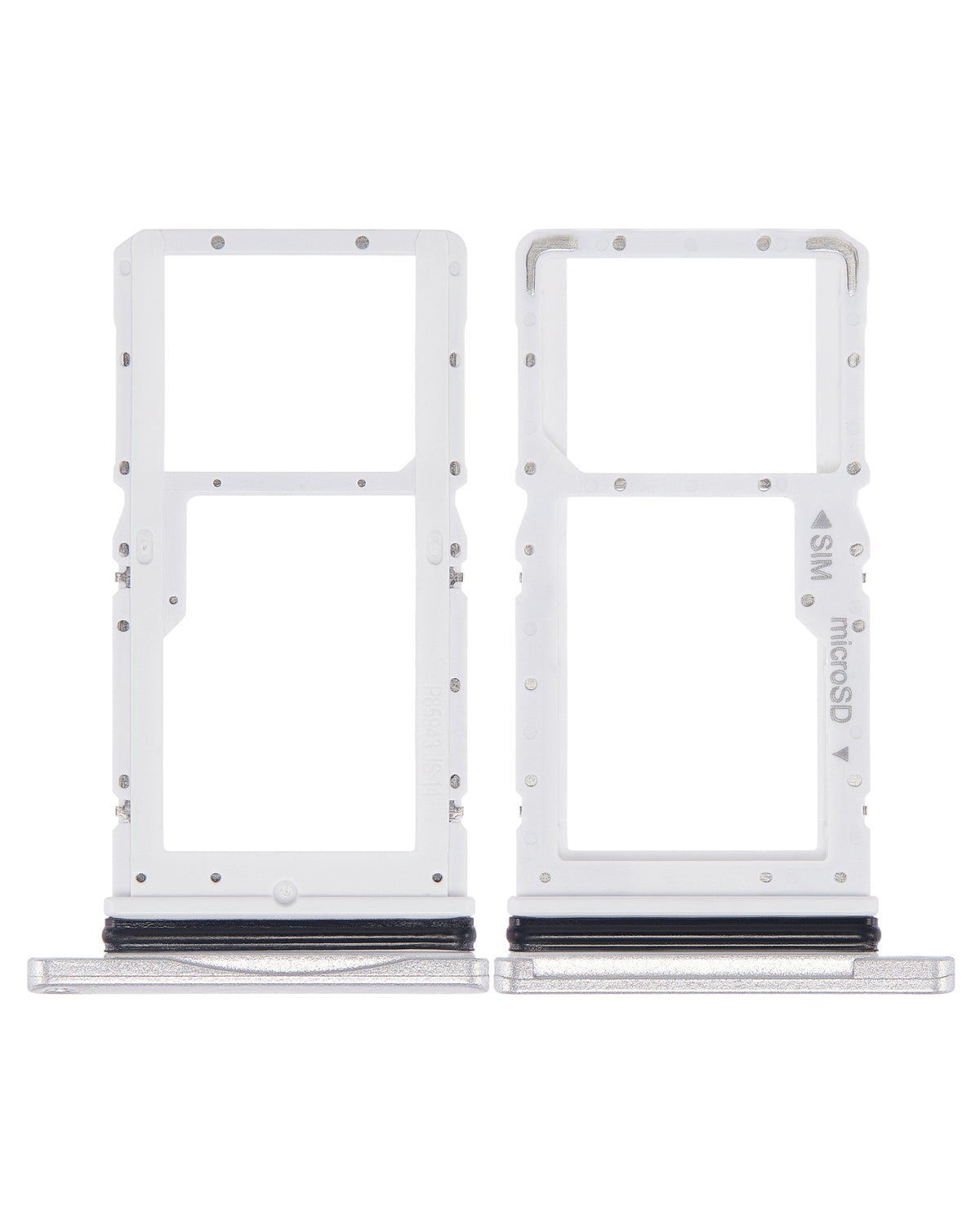 Sim Card Tray Replacement Compatible For Samsung Galaxy Tab A7 10.4" (T505 / 2020) (Silver)