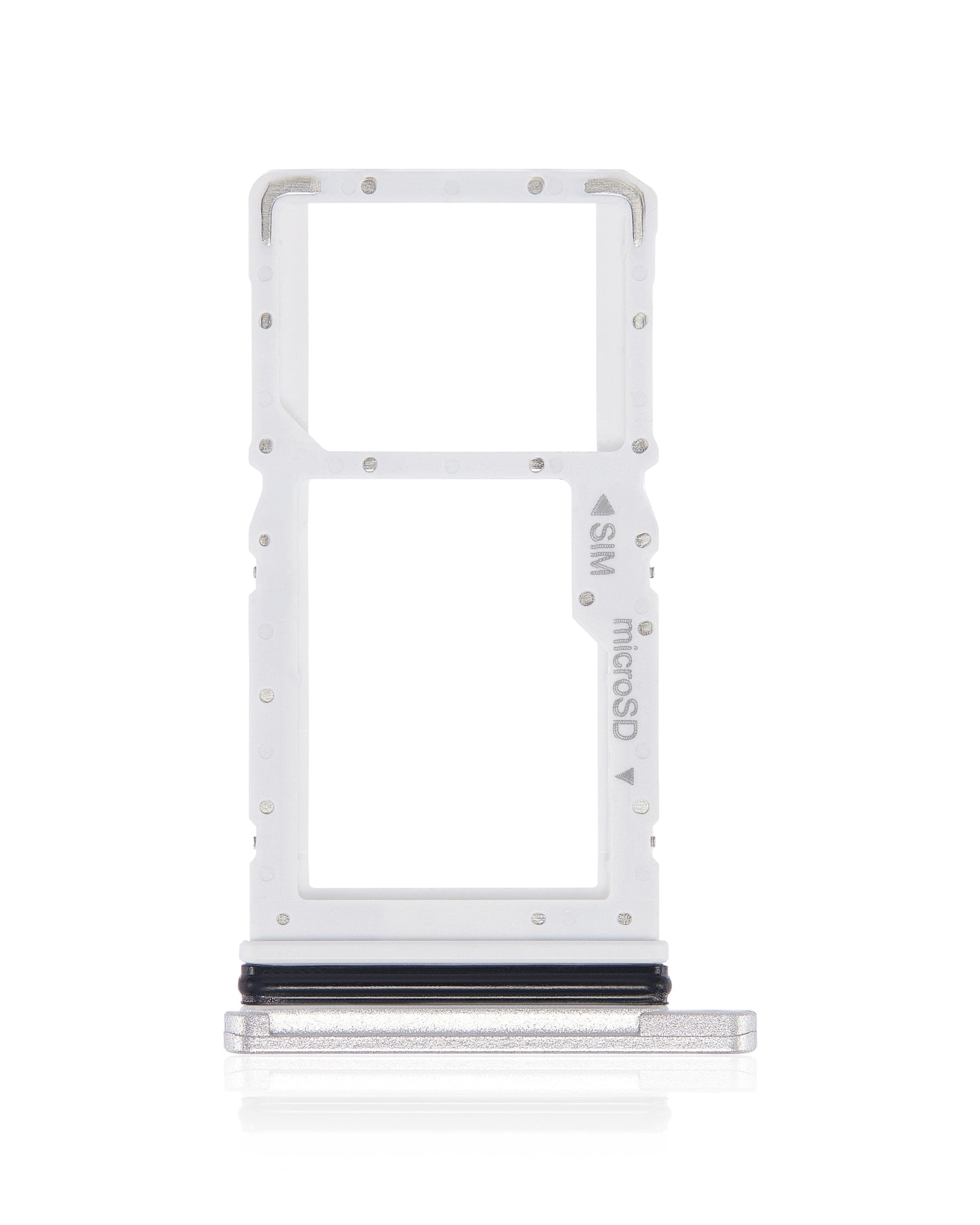 Sim Card Tray Replacement Compatible For Samsung Galaxy Tab A7 10.4" (T505 / 2020) (Silver)