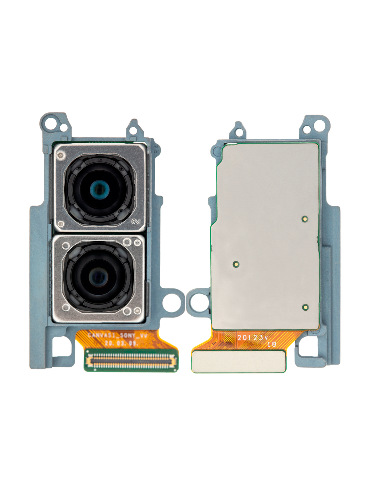 Replacement Back Camera (Wide Angle & Telephoto) Compatible For Samsung Galaxy Note 20 5G (N981U) (US Version)