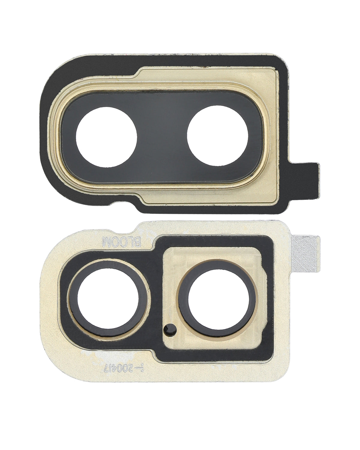 Back Camera Lens With Bracket / Bezel Compatible For Samsung Galaxy Z Flip 4G (F700) / Z Flip 5G (F707) (Mirror Gold)