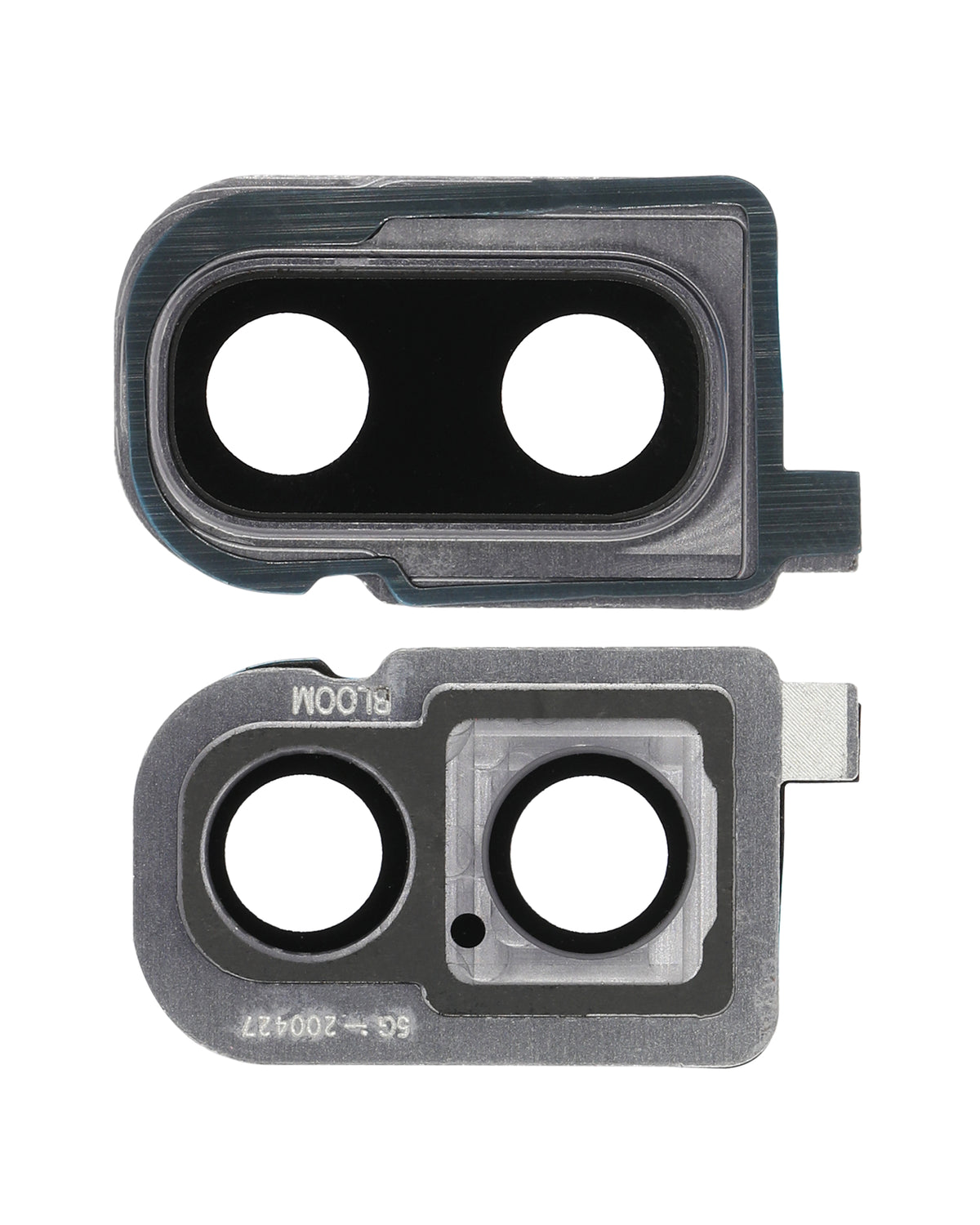 Back Camera Lens With Bracket / Bezel Compatible For Samsung Galaxy Z Flip 4G (F700) / Z Flip 5G (F707) (Mystic Gray)