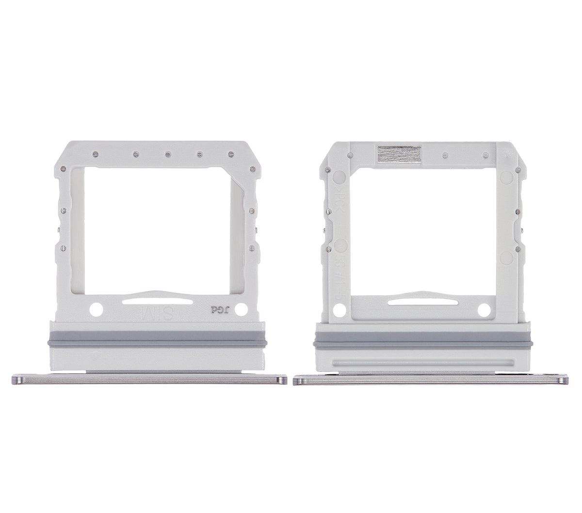 Single Sim Card Tray Compatible For Samsung Galaxy Z Flip 4G (F700) / Z Flip 5G (F707) (Mystic Gray)