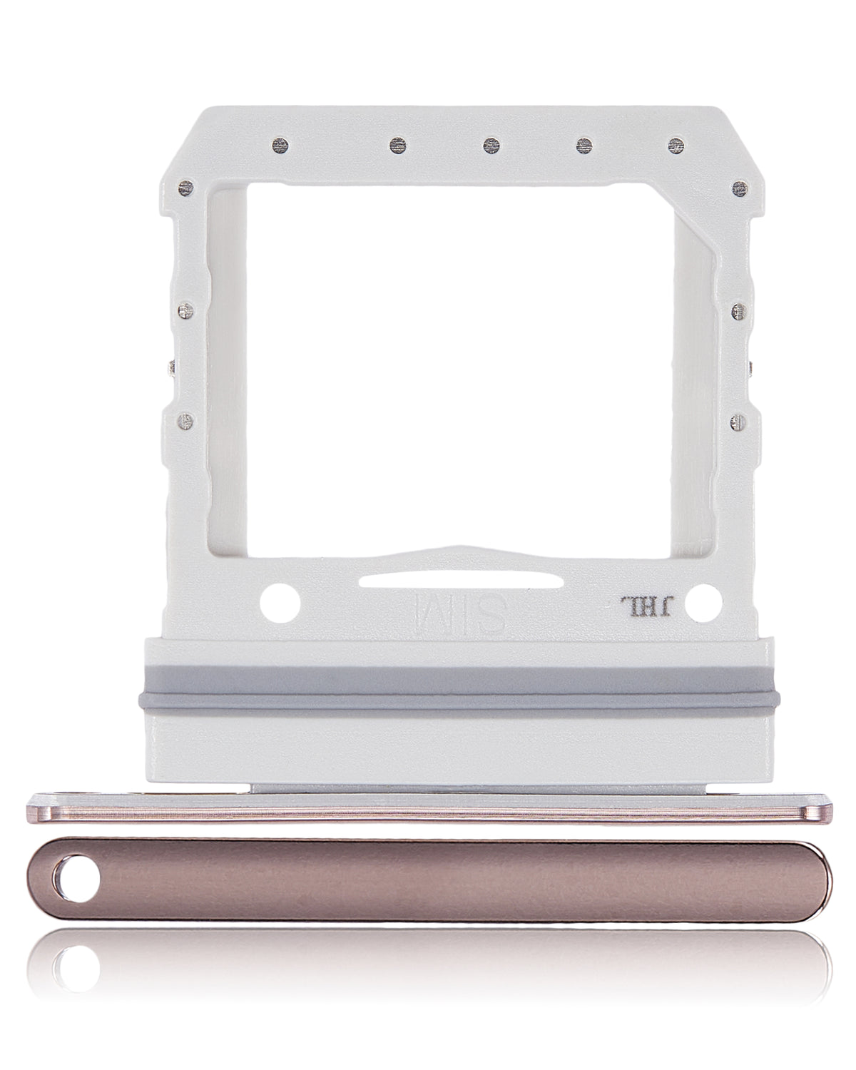 Single Sim Card Tray Compatible For Samsung Galaxy Z Flip 5G Replacement (F707) (Mystic Bronze)