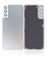 Replacement Back Cover Glass With Camera Lens Compatible For Samsung Galaxy S21 Plus (Service Pack) (Phantom Silver)