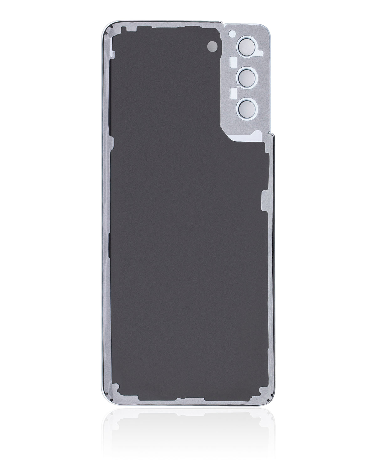 Replacement Back Cover Glass With Camera Lens Compatible For Samsung Galaxy S21 Plus (Service Pack) (Phantom Silver)
