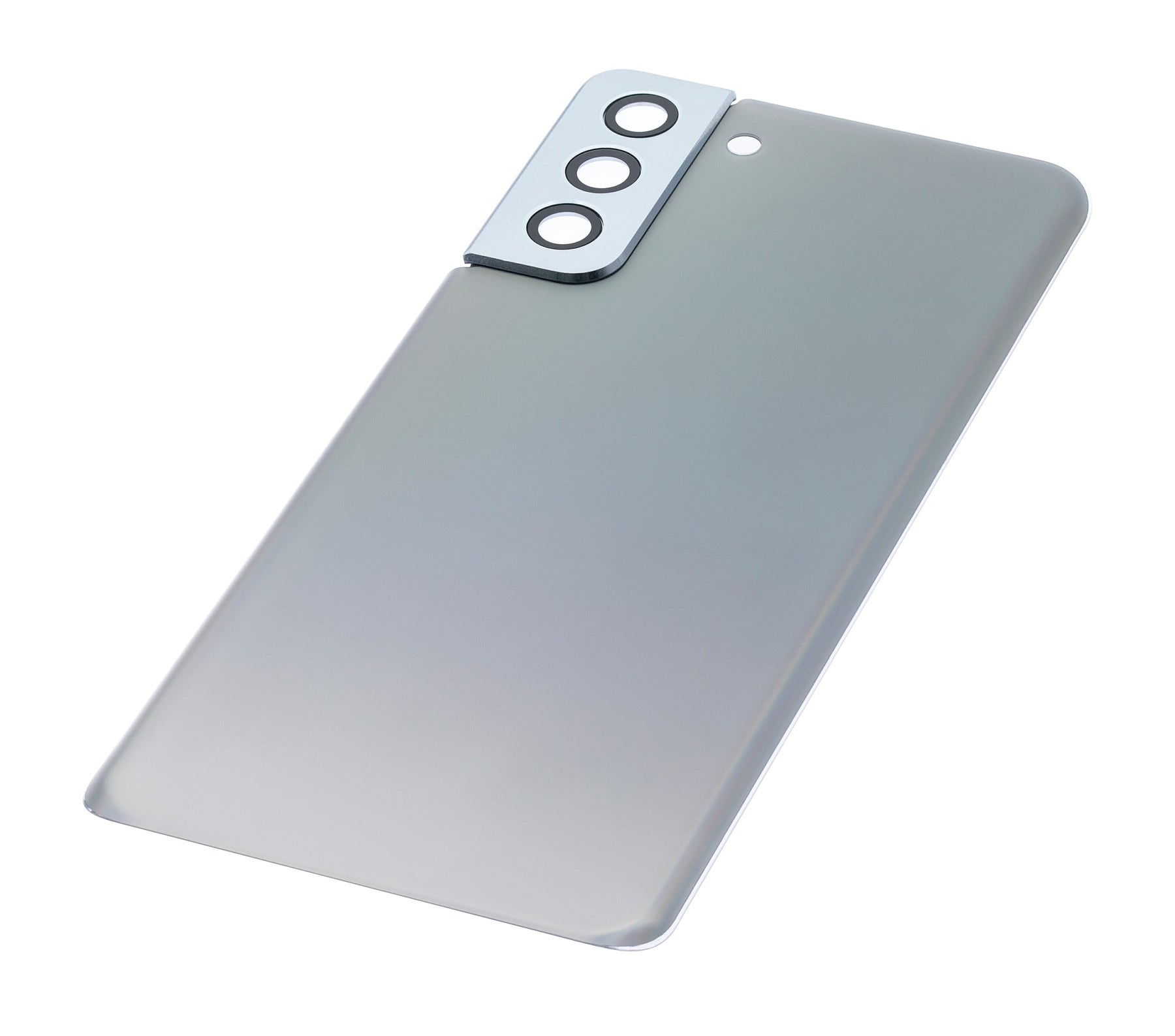 Replacement Back Cover Glass With Camera Lens Compatible For Samsung Galaxy S21 Plus (Service Pack) (Phantom Silver)