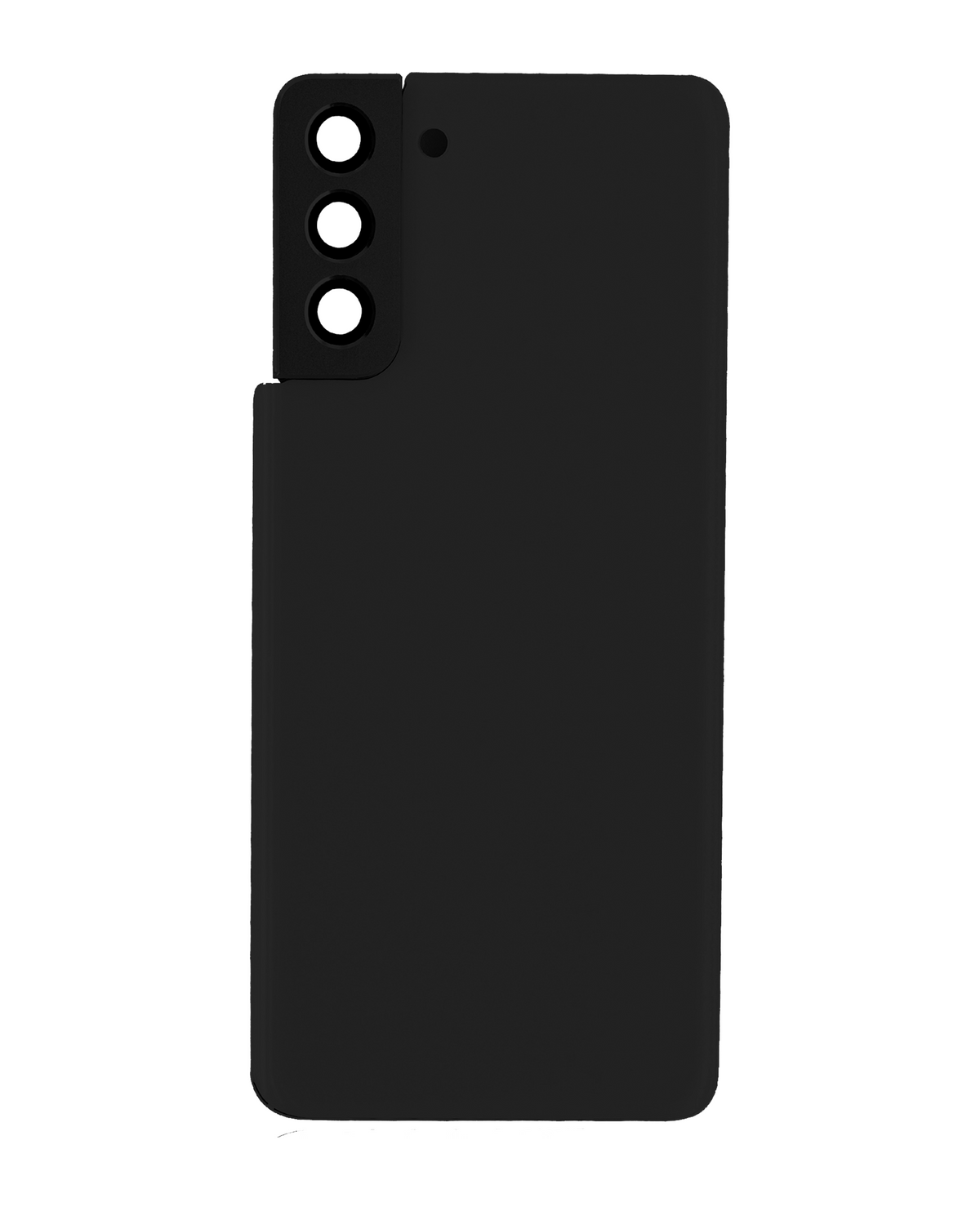 Back Cover Glass With Camera Lens Compatible For Samsung Galaxy S21 Plus Replacement by Macfactory.Store (Service Pack) (Phantom Black)