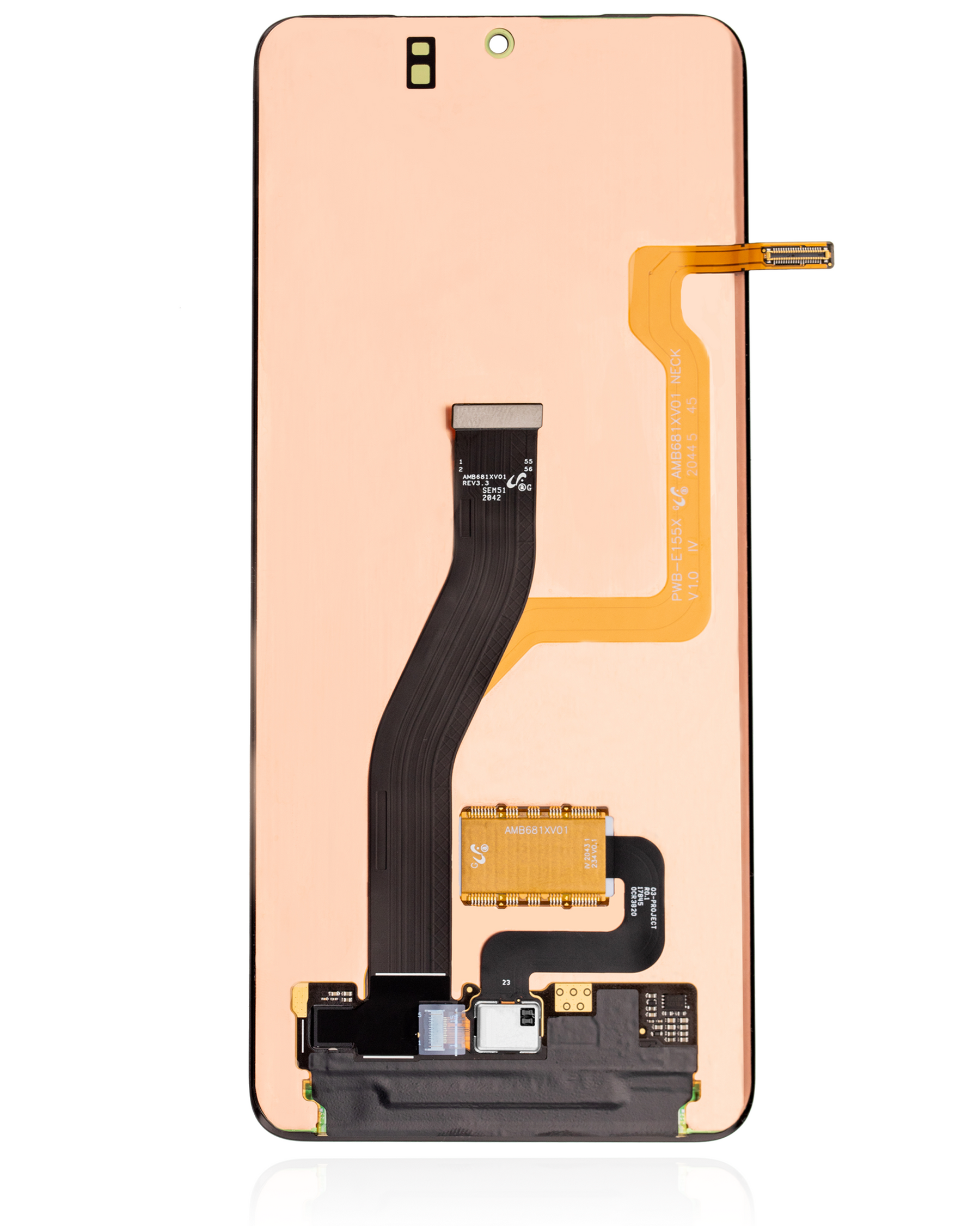 OLED Assembly Without Frame Compatible For Samsung Galaxy S21 Ultra 5G Replacement by Macfactory.Store (Refurbished) (All Colors)