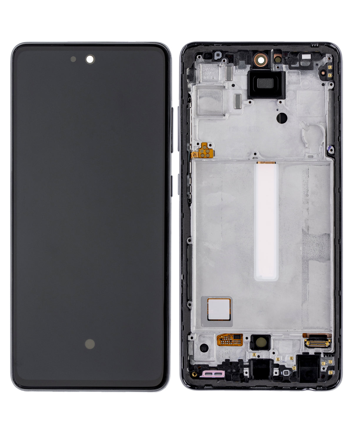 LCD Assembly With Frame (Without Finger Print Sensor) Compatible For Samsung Galaxy A52 4G (A525 / 2021) / A52 5G (A526 / 2021) / A52S (A528 / 2021) (Aftermarket : Incell) (Awesome Black)