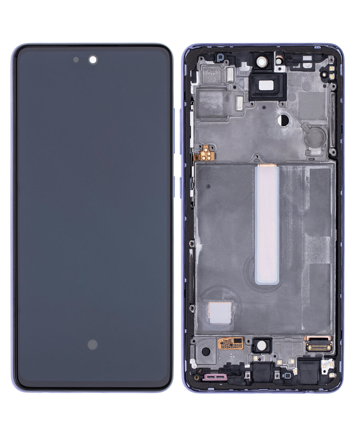 Replacement LCD Assembly With Frame (Without Finger Print Sensor) Compatible For Samsung Galaxy A52 4G (A525 / 2021) / A52 5G (A526 / 2021) / A52S (A528 / 2021) (Aftermarket : Incell) (Awesome Violet)
