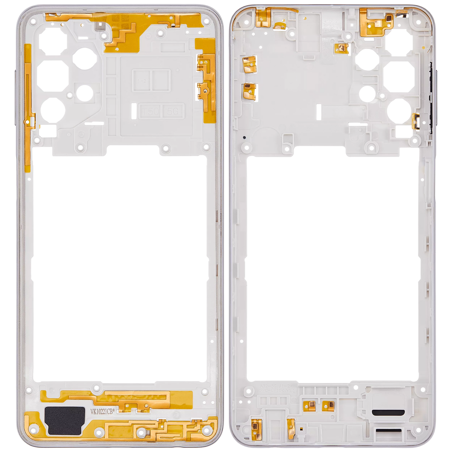 Mid-Frame Housing Compatible For Samsung Galaxy A32 5G (A326 / 2021) (Awesome White)
