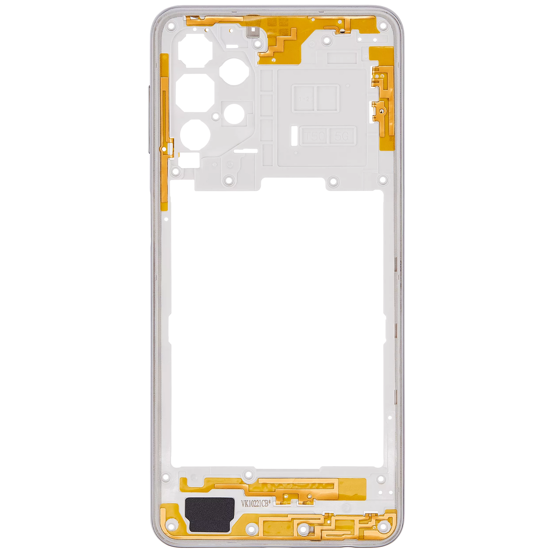 Mid-Frame Housing Compatible For Samsung Galaxy A32 5G (A326 / 2021) (Awesome White)