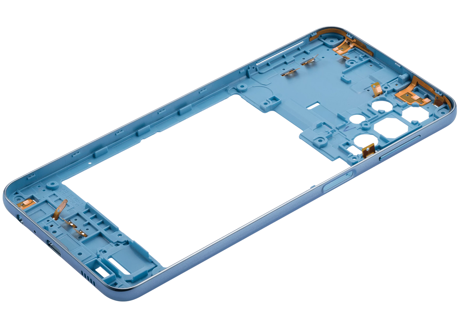 Mid-Frame Housing Compatible For Samsung Galaxy A32 5G (A326 / 2021) (Awesome Blue)