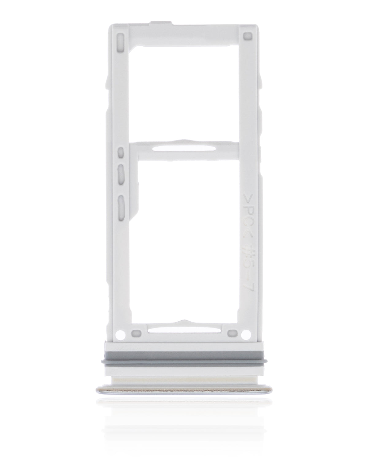 Dual Sim Card Tray Compatible For Samsung Galaxy A72 Replacement (A725 / 2021) (Awesome White)