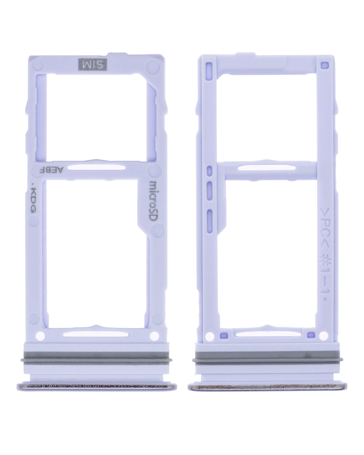 Single Sim Card Tray Replacement  Compatible For Samsung Galaxy A72 (A725 / 2021) (Awesome Violet)