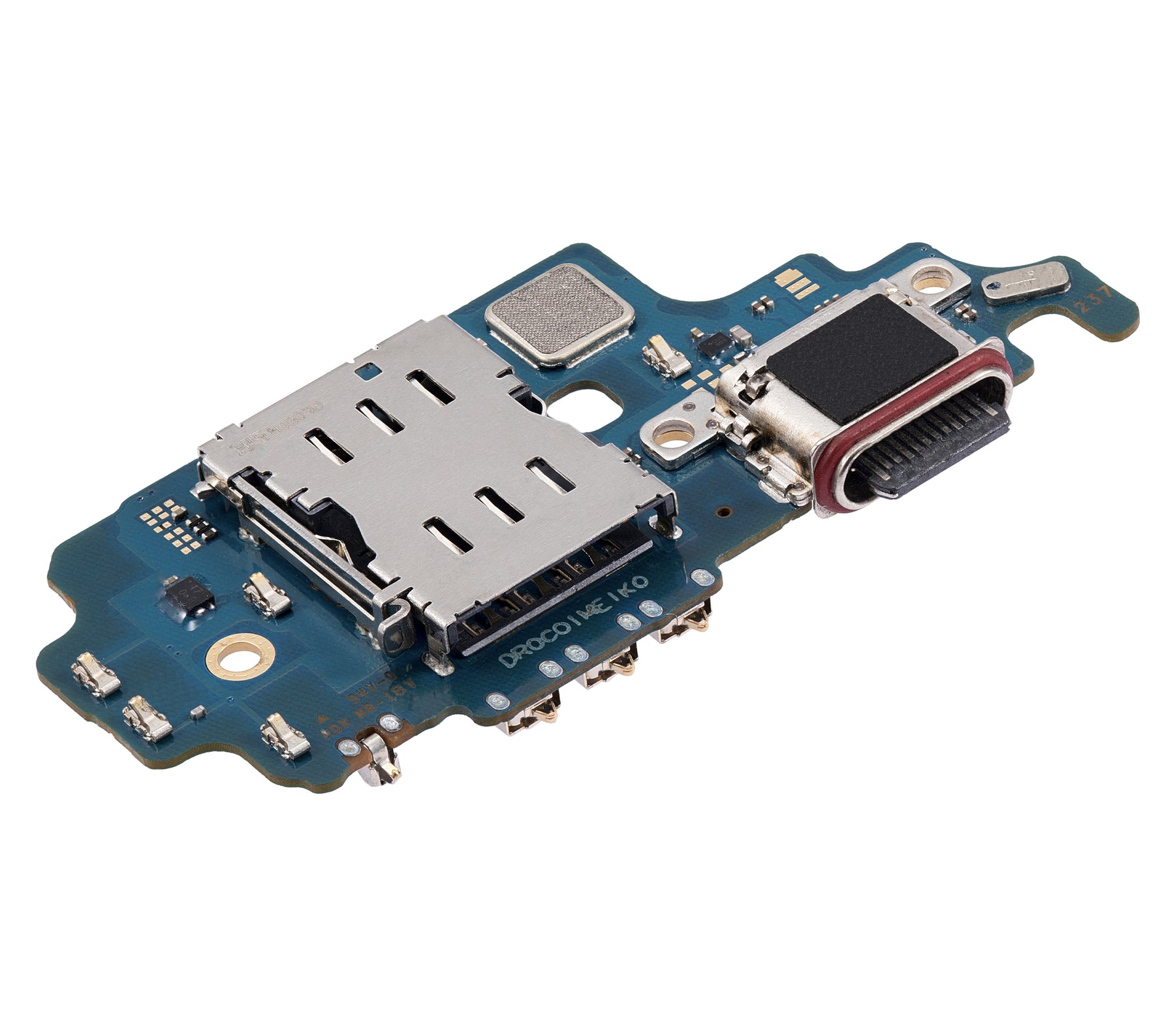 Charging Port Board With Sim Card Reader Compatible For Samsung Galaxy S21 Ultra 5G (G9980) (Asia Version) (Premium)