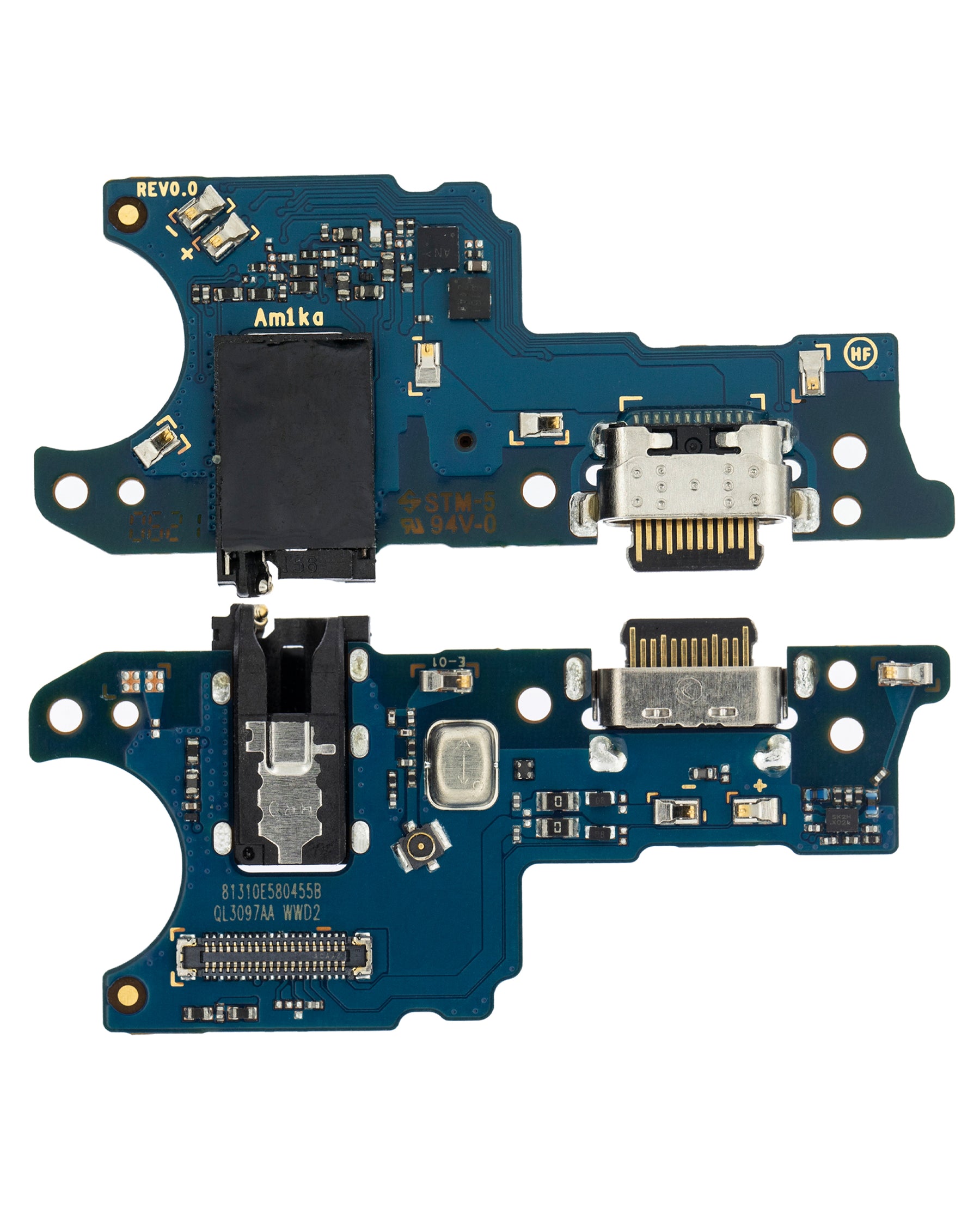 Charging Port Board With Headphone Jack Compatible For Samsung Galaxy A02S (A025U / 2020) (US Version) (Premium)