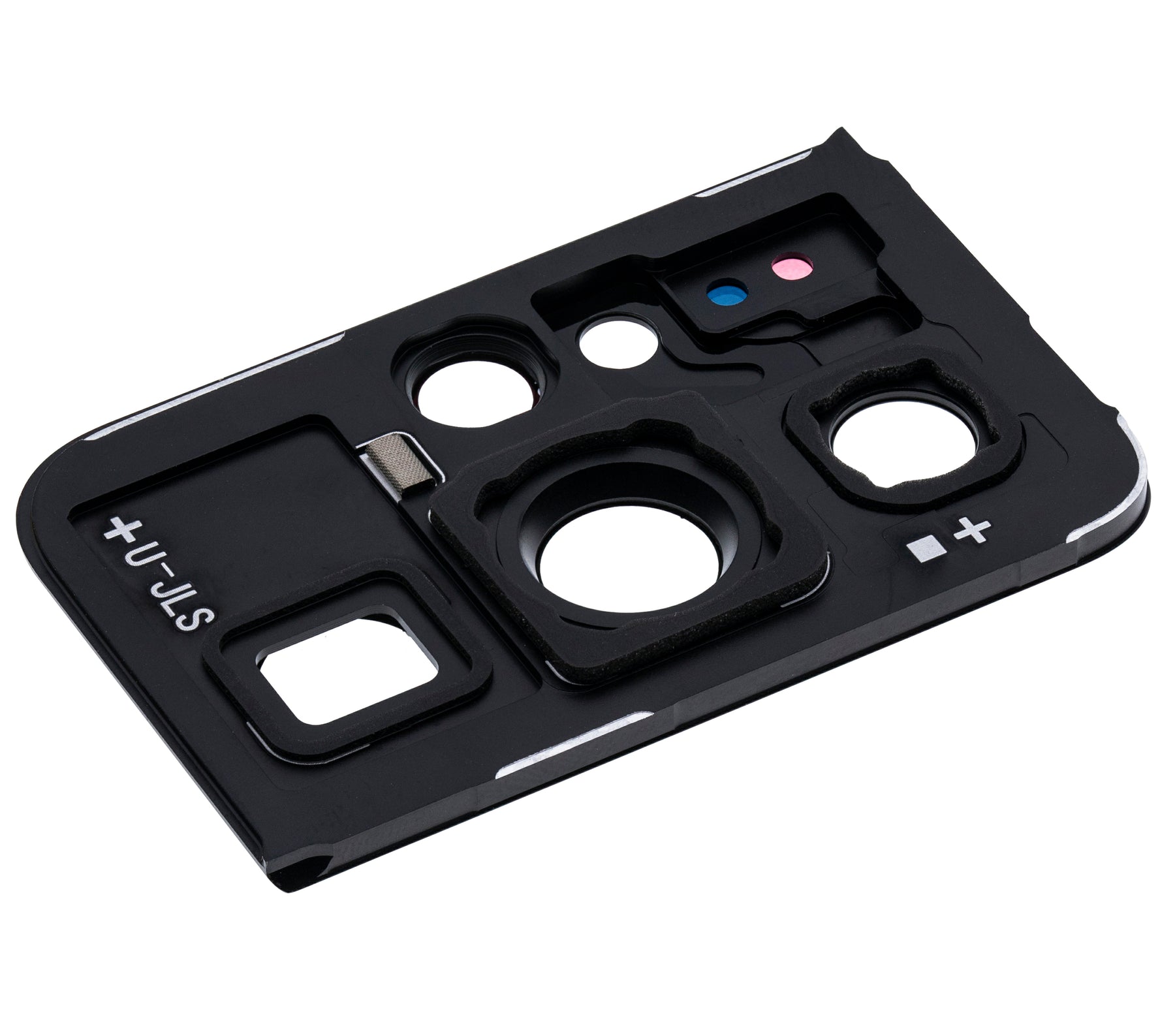 Back Camera Lens With Cover Bezel Ring Compatible For Samsung Galaxy S21 Ultra 5G Replacement (Phantom Black)