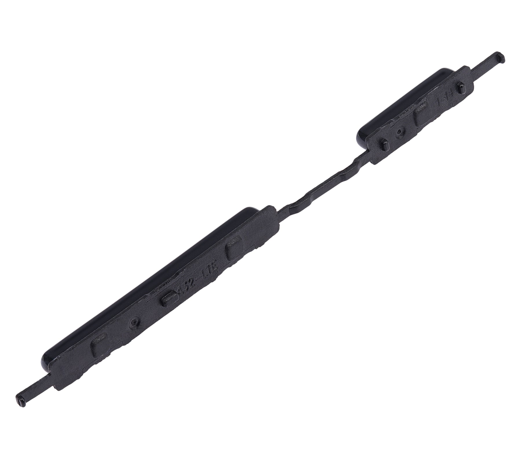 Replacement Hard Buttons (Power / Volume) Compatible For Samsung Galaxy A32 4G (A325 / 2021) (Awesome Black)