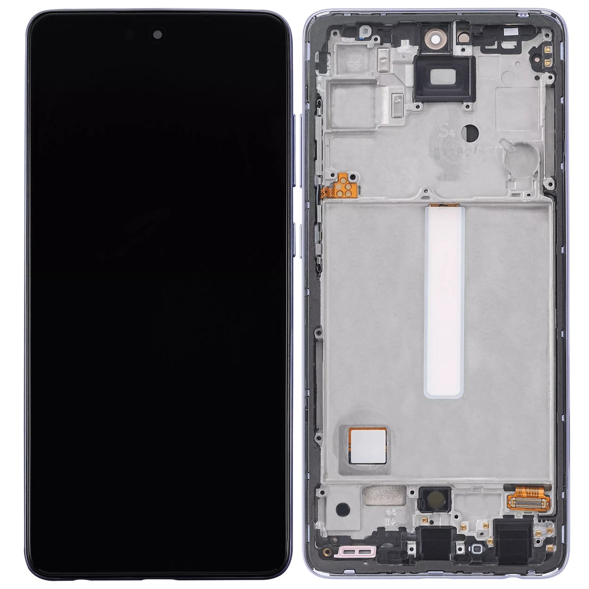 OLED Assembly With Frame Compatible For Samsung Galaxy A52 4G (A525 / 2021) / A52 5G (A526 / 2021) / A52S 5G (A528 / 2021) (6.46") (Vemake) (Awesome Purple)