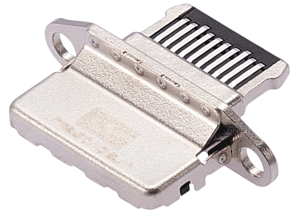 Charging Port Only Compatible For iPad Mini 6 (Soldering Required) (Space Gray) (10 Pack)