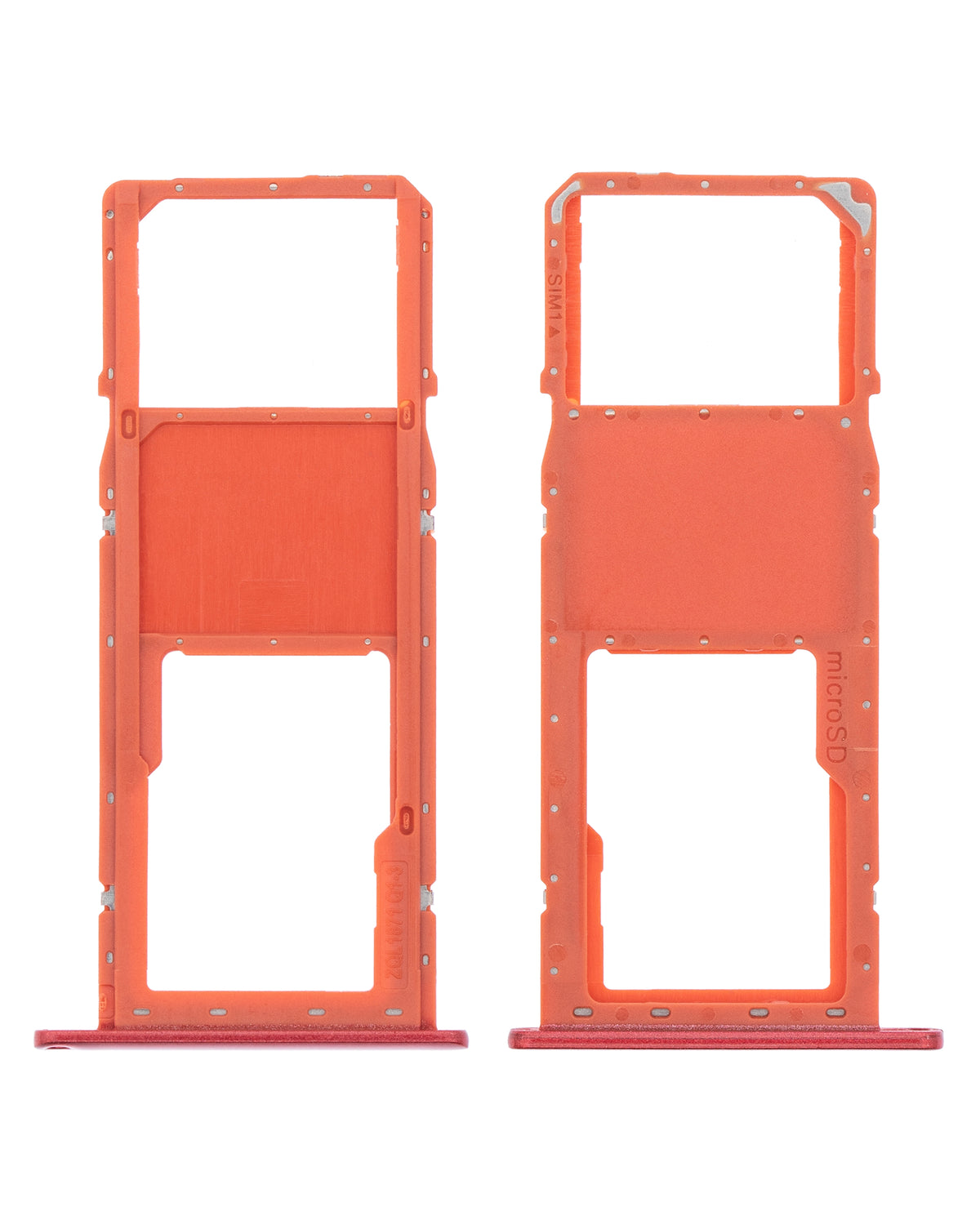 Single Sim Card Tray Compatible For Samsung Galaxy A11 (A115 / 2020) (Red)