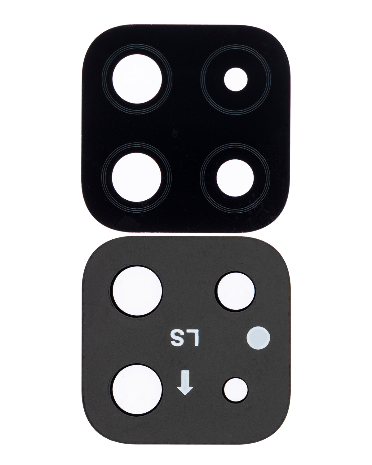 Back Camera Lens (Glass Only) With Adhesive Compatible For Samsung Galaxy A22 5G (A226 / 2021) (Black)