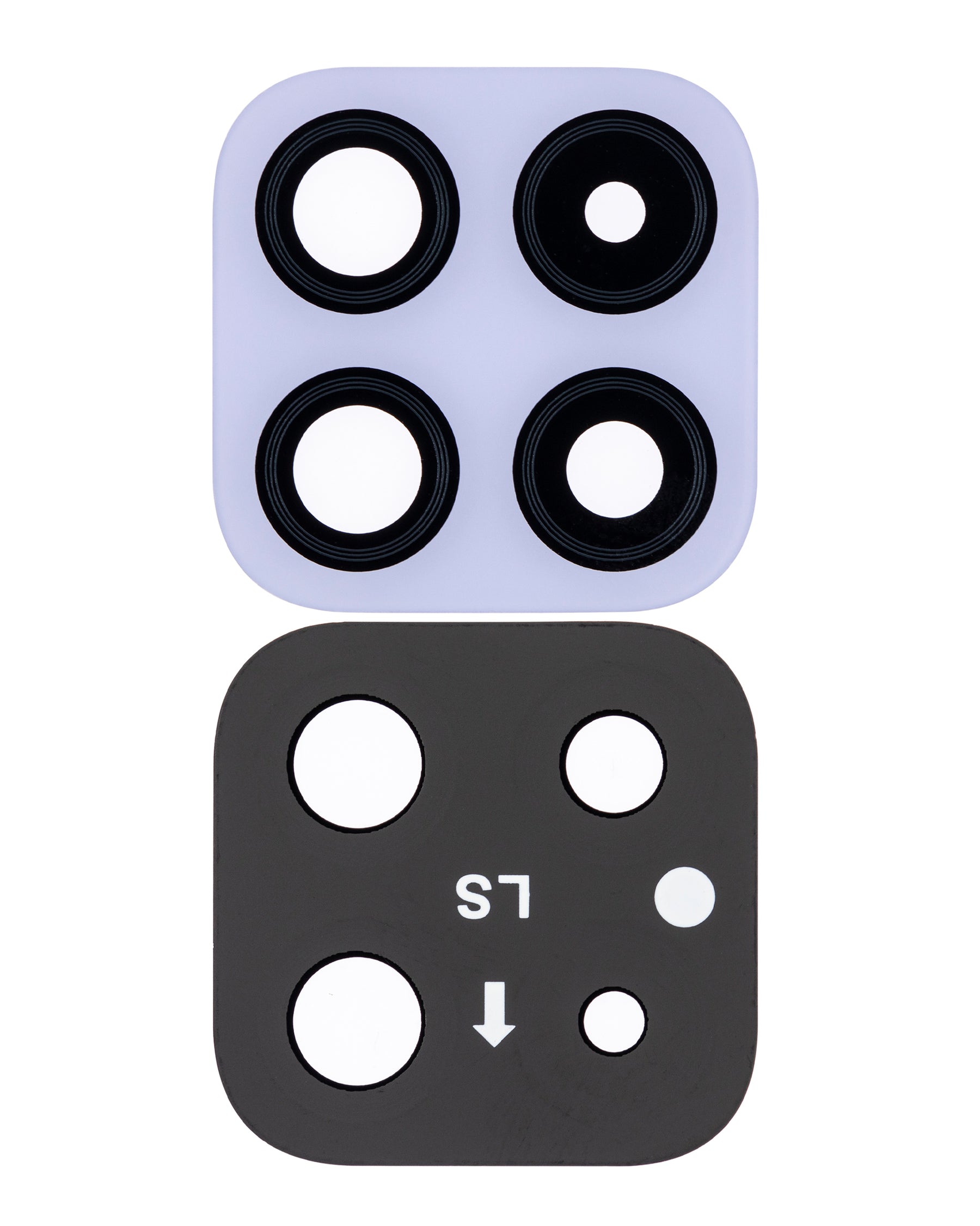 Back Camera Lens (Glass Only) With Adhesive Compatible For Samsung Galaxy A22 5G (A226 / 2021) (Violet)