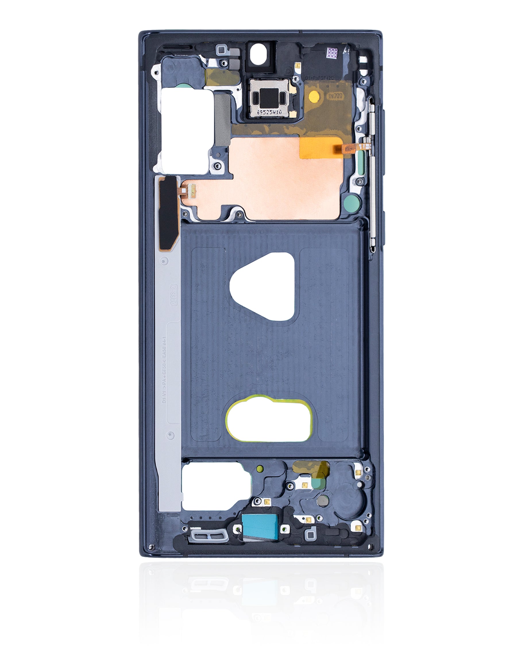 Mid-Frame Housing Compatible For Samsung Galaxy Note 10 Replacement (Aura Black)
