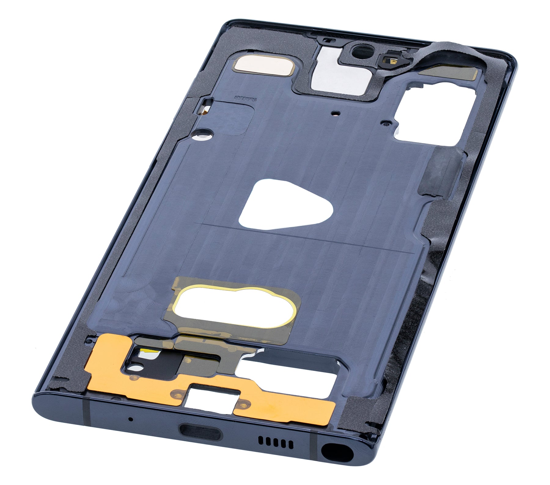 Mid-Frame Housing Compatible For Samsung Galaxy Note 10 Replacement (Aura Black)