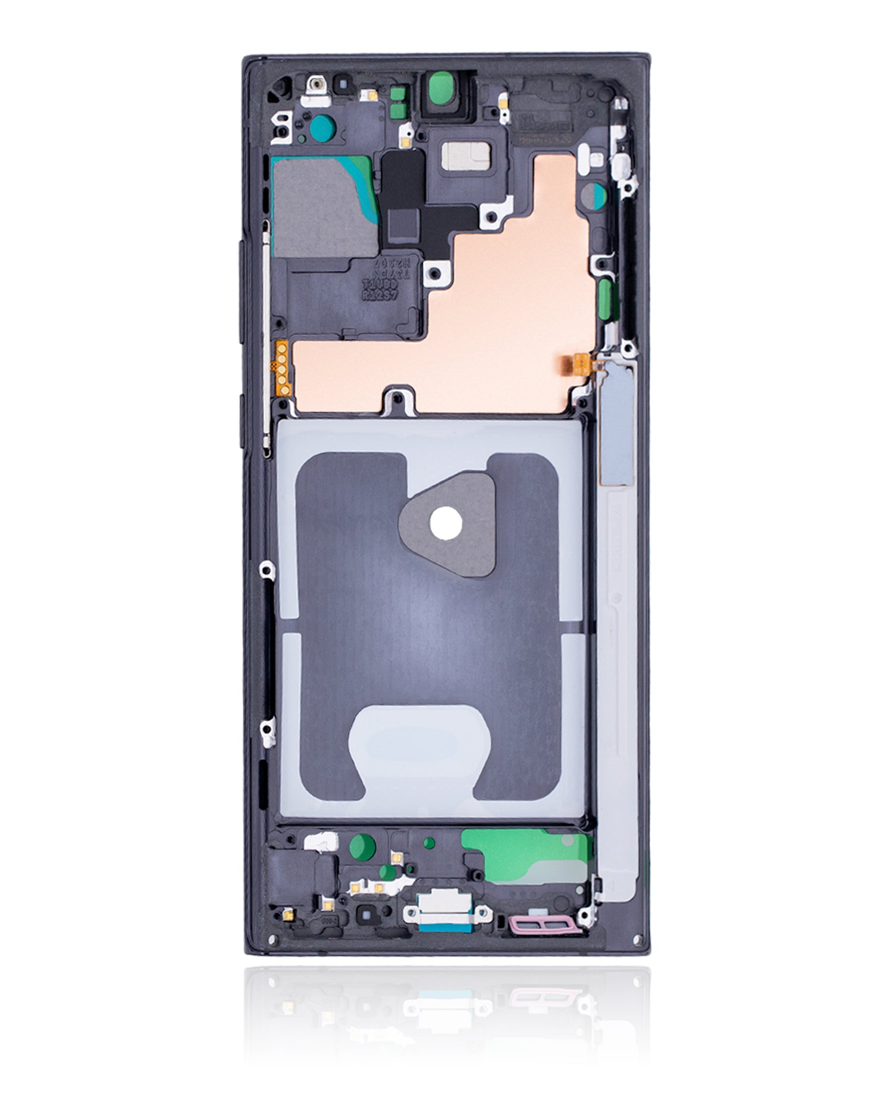 Mid-Frame Housing Replacement Compatible For Samsung Galaxy Note 20 Ultra (Mystic Black)