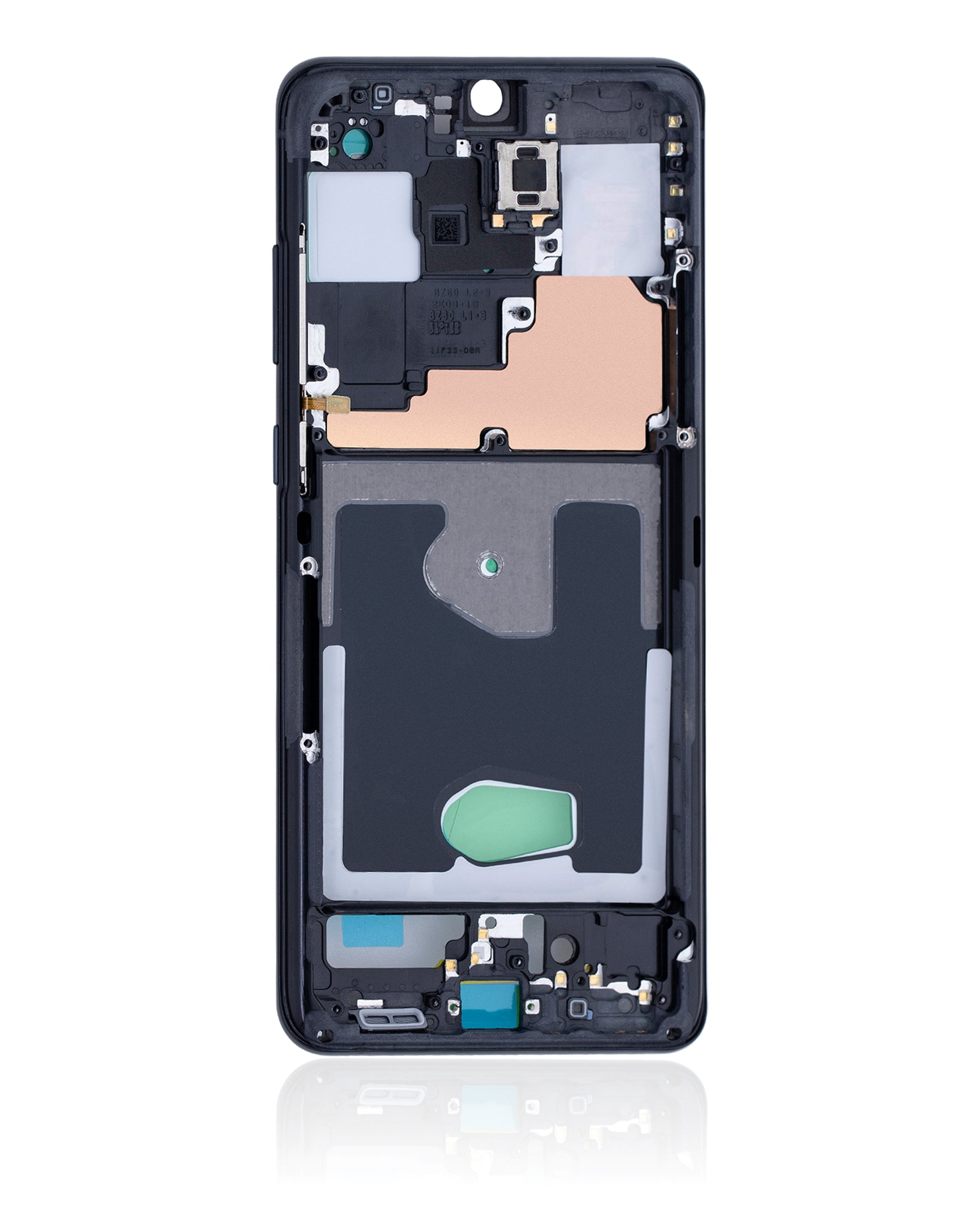 Replacement Mid-Frame Housing Compatible For Samsung Galaxy S20 Ultra (Cosmic Black)