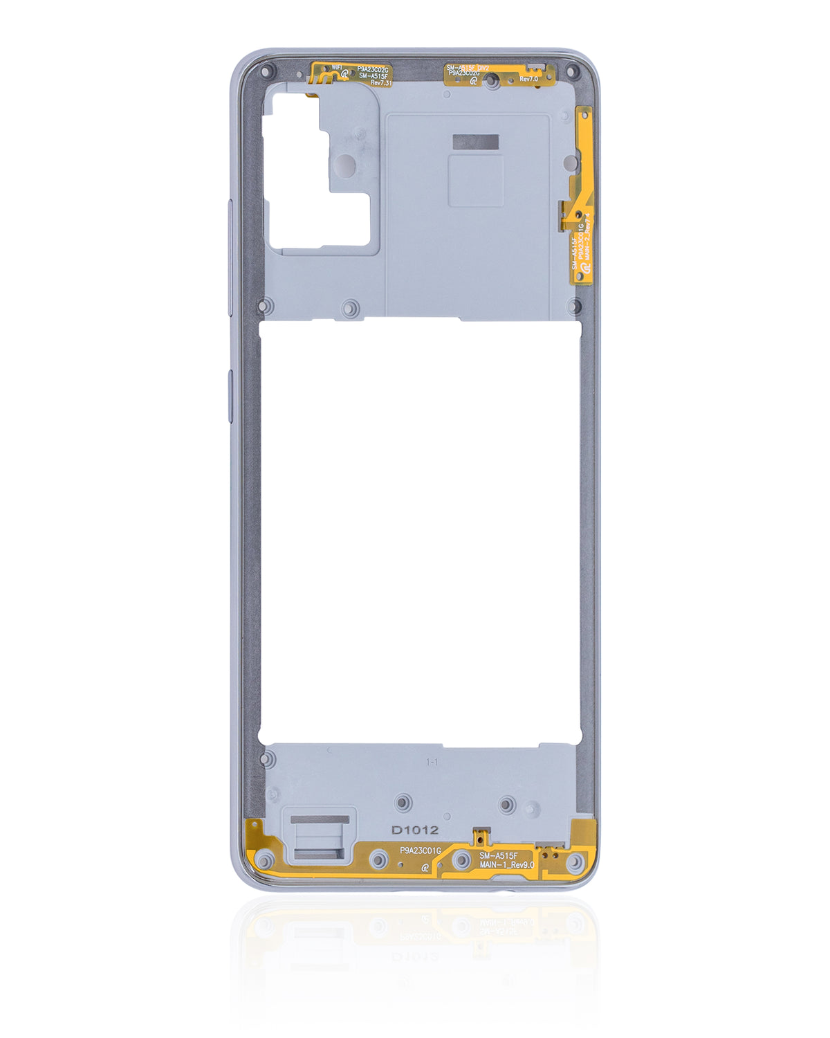 Mid-Frame Housing Compatible For Samsung Galaxy A51 4G (A515 / 2019) (Prism Crush White)