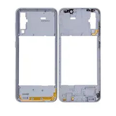 Mid-Frame Housing Compatible For Samsung Galaxy A50 (A505 / 2019) (International Version) (Aftermarket Plus) (White)