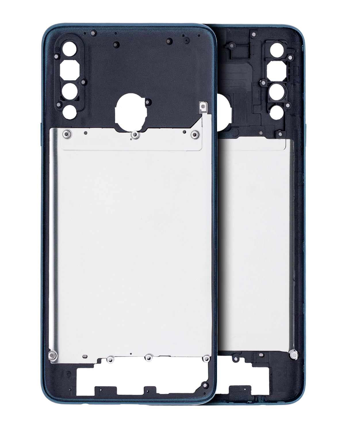 Mid-Frame Housing Compatible For Samsung Galaxy A20S (A207 / 2019) (Vemake) (Green)